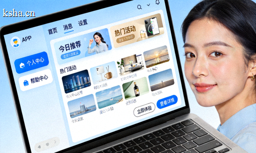 电脑端APP应用界面展示