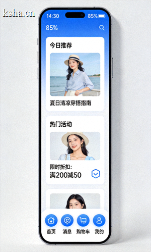 手机端APP应用界面展示